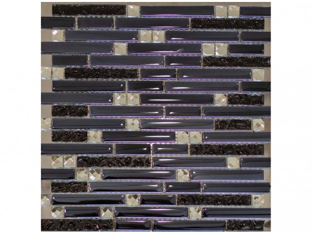 BOSTON мозаика стеклянная лист 298х298х8 мм на сетке(11шт/кор)