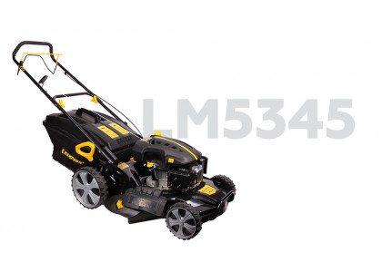 Газонокосилка бензиновая Champion LM5345 самоходная 6л/с 530мм 75л 39,6кг 4 в1