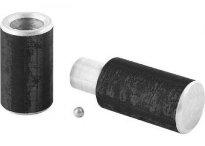 Петля гаражная d16х90мм (с шариком)