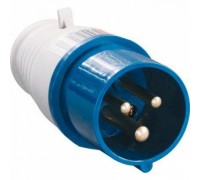 Вилка электрическая 013 2P+PE 16A 220B IP44
