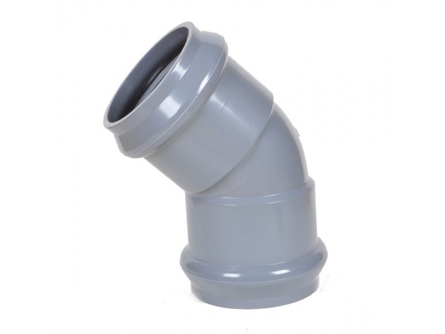 Отвод НПВХ 160х45мм