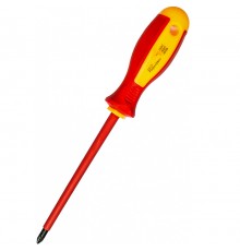 Отвертка крестовая Ph2 x125 мм, диэлектрическая до 1000 В, Энкор