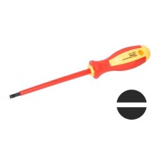 Отвертка шлицевая SL5,5 x 125 мм, диэлектрическая до 1000 В, Энкор