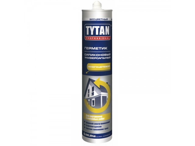 Герметик TYTAN Professional силиконовый универсальный серый 310 мл -  30 С