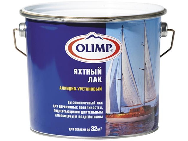 Лак яхтный алкидно-уретановый Olimp 2,7 л. матовый  НМ ДЕКАРТ