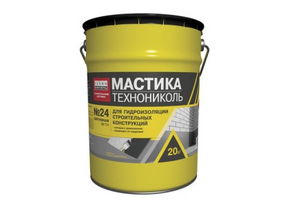 Мастика гидроизоляционная ТехноНиколь №24 МГТН 20кг ( t от-20 до+30 )