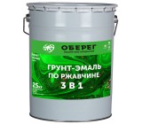 Грунт-эмаль PaintGuard по ржавчине алкидная 3 в 1 синий 25 кг