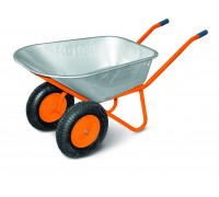 Тачка строительная 2-колесная усиленная Кратон WB-250DN