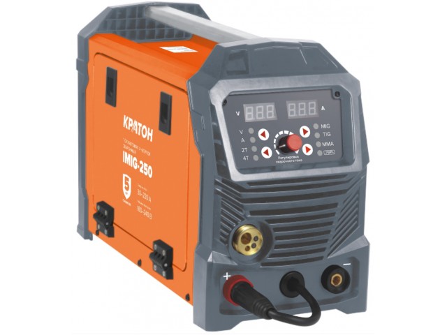Аппарат сварочный инверторный Кратон IMIG-250 , электроды 1,6-5 мм