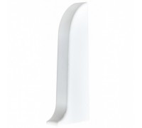 Заглушка торцевая 060 Чайка левая Белый (1 уп-25 шт)