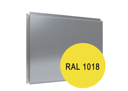 Фасадная кассета 0,7мм открытое крепление 565*1190мм (1018) цинково-желтый (12шт/упак)