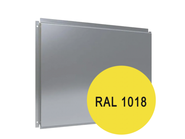 Фасадная кассета 0,7мм открытое крепление 565*1190мм (1018) цинково-желтый (12шт/упак)
