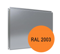 Фасадная кассета 0,7мм открытое крепление 565*1190мм (2003) пастельно-оранжевый (12шт/упак) 