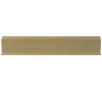 Плинтус ПВХ Line Plast L011 Дуб светлый L=2,5м  мягк.к (1 уп-40 шт)