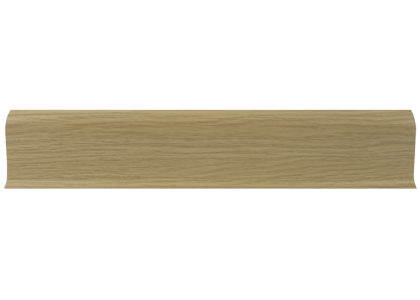 Плинтус ПВХ Line Plast L011 Дуб светлый L=2,5м  мягк.к (1 уп-40 шт)