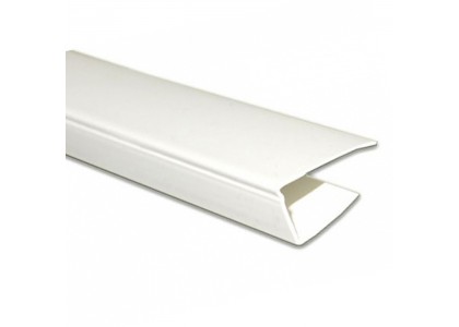 Молдинг стартовый белый 3м 10мм (упак 24шт)