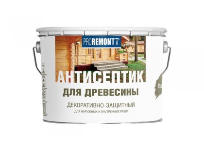 Антисептик Лакра Proremont деревозащитное средство орех 9л