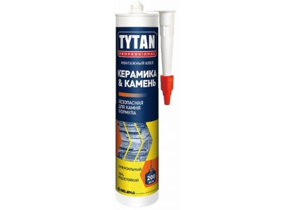 Клей монтажный TYTAN Professional керамика и камень белый 310 мл