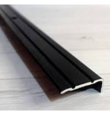 Угол 24х10 мм 2,7 анодированный черный матовый
