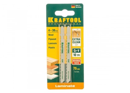 Набор пилок по дереву, фанере, ламинату, 2 шт, Kraftool