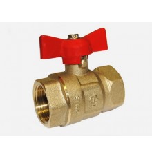 Кран шаровой Галлоп Крепыш 330 0110214 ДУ20 ВР/ВР бабочка