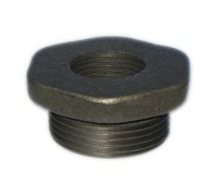 Пробка чугун радиаторная проходная на 1/2 левая