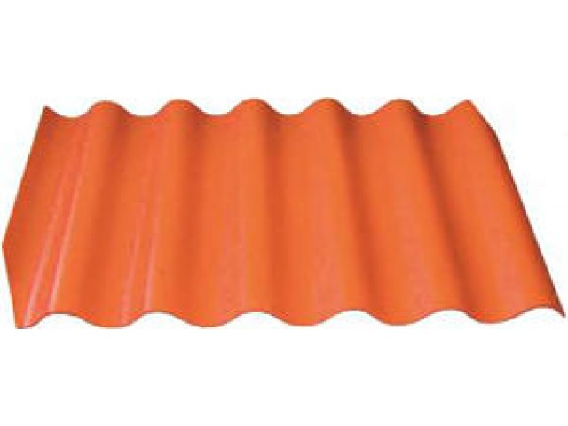 Шифер Волнаколор 1097*625*6 мм оранжевый 