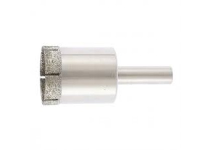 Коронка алмазная 40*55 мм  по керамограниту и стеклу, цилиндрический хвостовик, Ремоколор