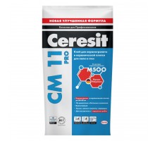 Ceresit Клей для керамогранита и керамической  плитки  СМ-11  (PRO)для пола и стен  (48) 5 кг