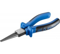 Круглогубцы 160 мм, двухкомпонентные рукоятки, хром/никель, Зубр