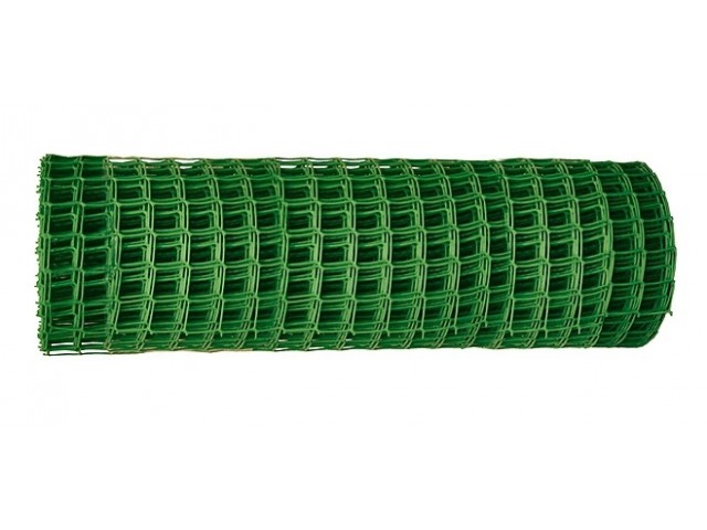 Решетка садовая 1,0 м х 20 м, ячейка 50 х50 мм, зеленая