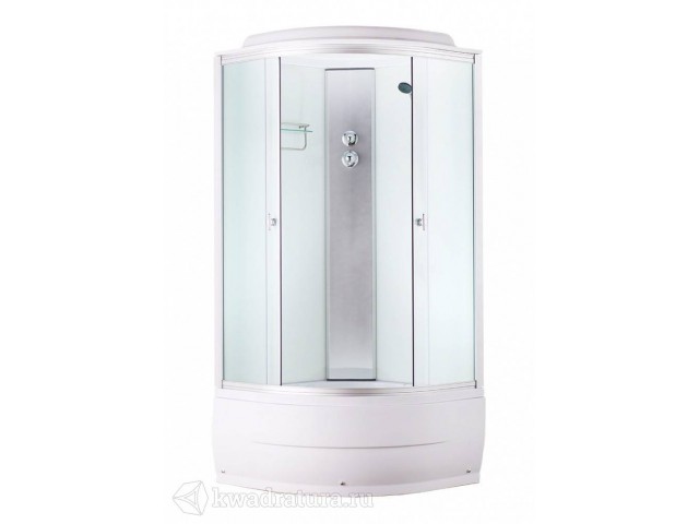 Душевая кабина 90*90*220 в/п Aquapulse 4102С fabric white белая Душевая кабина 90*90*220 в/п Aquapulse 4102С fabric white белая