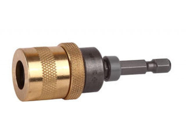 Адаптер магнитный для бит, фиксатор, ограничитель глубины вворачивания шурупов, 60 мм, Зубр