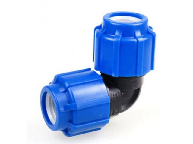 Отвод полиэтиленовый компрессионный (обжим) 63