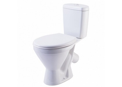 Унитаз-компакт ROSA Стандарт белый,косой выпуск,подв снизу,армат1-уровн.