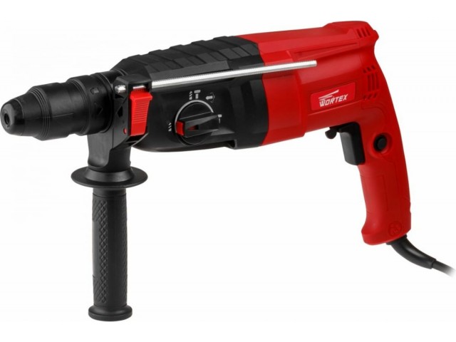 Перфоратор Wortex RH 2829 4 режима, 3,2 Дж, 28 мм, 2 зубила, 3 сверла, SDS-plus, 900 Вт, кейс