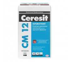 Клей для керамогранита Ceresit CM 12, 25 кг