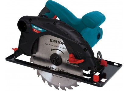 Пила циркулярная Кратон CS-1800/210 1800 Вт, диск 210 мм, пропил до 73 мм, в коробке
