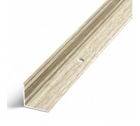 Угол 25х25 мм 0,9 дуб беленый