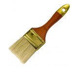 Кисть плоская  63 мм (2,5) натуральная щетина, деревянная ручка, ПРОФИ, RemoColor