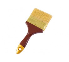Кисть плоская  75 мм (3) натуральная щетина, деревянная ручка, ПРОФИ, RemoColor