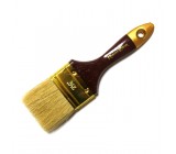 Кисть плоская 100 мм (4)  натуральная щетина, деревянная ручка, ПРОФИ, RemoColor