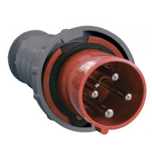 Вилка кабельная 63А 3Р+Е IP54 переносная 380В 034