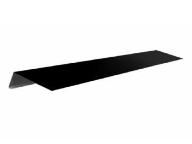 Планка карнизная Шинглас (черная)  (2м)