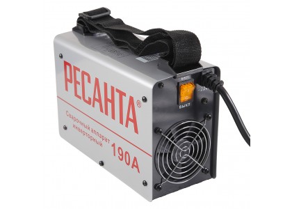 Аппарат сварочный инверторный Ресанта САИ 190 (компакт) 190 А, электроды до 5 мм