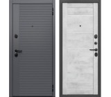 Дверь металлическая 7,5 см Бостон бетон снежный Царга 960х2050 правая