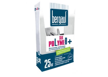 Шпаклевка Бергауф Finish Silk Polymer + 25 кг полимерная финишная белая (48)