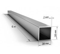 Труба профильная 20*20*2,0мм (6м)