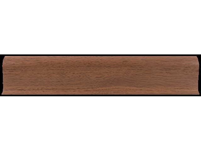 Плинтус ПВХ Line Plast LT004 Орех антик L=2,2м  мягк.к (1 уп-40 шт)