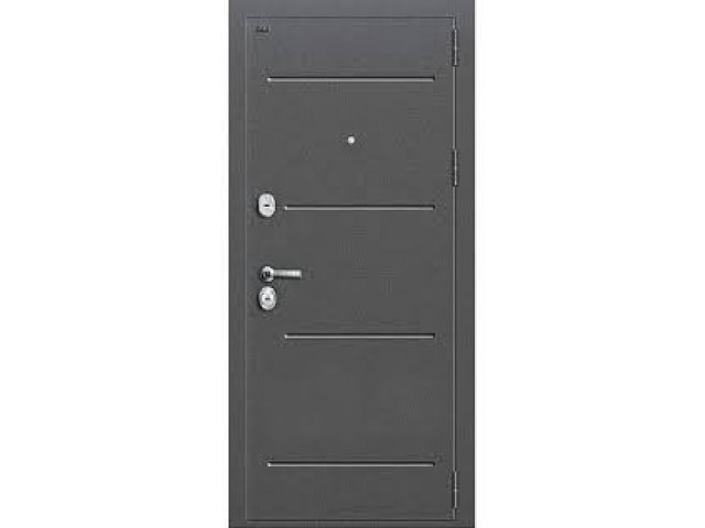 Дверь входная металлическая ISOTERMA 11 см серебро метал/метал 960мм правая/Ф2